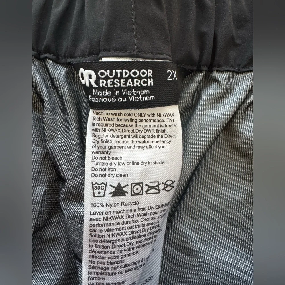 Outdoor Research  Shell Pants rain hiking snow